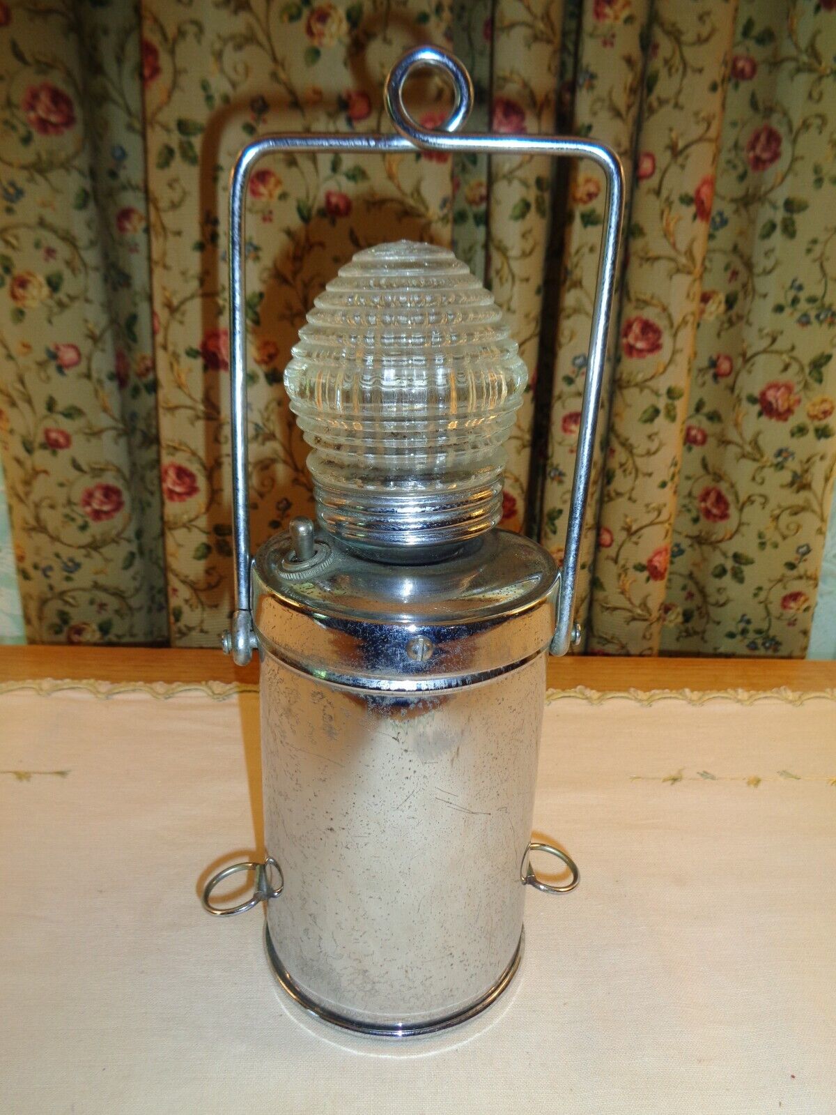 Awesome Vintage Maritime Beehive Lens-battery Operated Boat Lantern